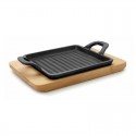 Mini Ferro de engomar Grill Quadrada Magma com Base