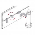 Braçadeira Magnética Rodapé PVC Cozinha