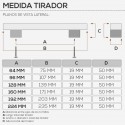 Puxador Alumínio Metalizado 2414