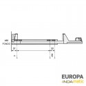 Conjunto de Guias Deslizantes para Gaveta Europa