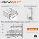 Extensão de 30 KG Tandembox ANTARO M SEM Placa de Fundo 50