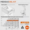 Gaveta PIA TANDEMBOX KIT SEM BASE