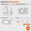 Dobradiça Preta Blum 110º com Freio Blumotion