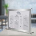 Porta-menus A3 Acrílico