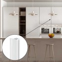 Perfil Gola Vertical Intermediário Branco 8012