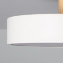 Lâmpada do teto LED 12 Madera madeira e metal CCT Selecionável Onshisty