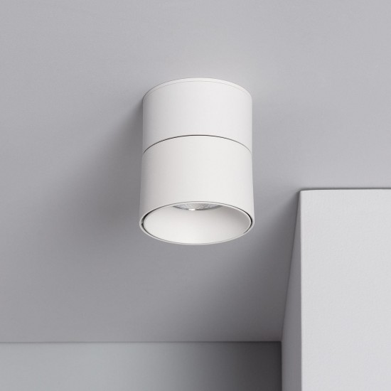 LED sconce 15 Circular alumínio Circular branco ne on Onuba 2700K