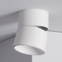 LED sconce 15 Circular alumínio Circular branco ne on Onuba 2700K