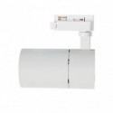 Fase monofásica do diodo emissor de luz do trilho do Foco 20 Regulable Dimmable ne Mall Mallet branco 3000K