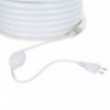 Bobina de néon LED 50m 7.5 Sem / m pode ser escurecido Semicircular 180 Blanco Branco Quente