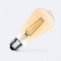 E27 8 Filamento 750 lm Dimmable LEVOU Filamento da lâmpada ST64 Ouro 2700 K