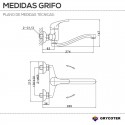 Torneira Pia Monocomando De Parede G4015