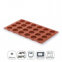 Molde Semi-Esférica 24 Cavidades Silicone Pastryflex