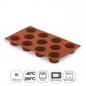 Molde Os Mini Muffin 11 Cavidades Silicone Pastryflex