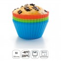 Set 12 Moldes Muffin Silicone