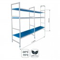 Estante Modular Duplo 6 Prateleiras Fundo 560 mm Altura 1750 mm