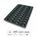 Molde Madalenas 44 Cavidades Silicone Black