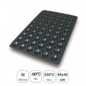 Molde Uma 60 Cavidades Silicone Black