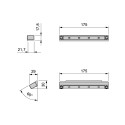 Luz LED de Pilhas para Gaveta com Sensor Vibração Drawled Luz Fria