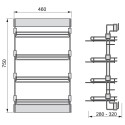 Sapateira Lateral Removível Moka