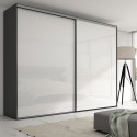 Armário 2 Portas com Perfis Wave16 e Fecho Suave Closet