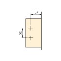 Dobradiça 110º com Base Emuca X95 (20 pçs)