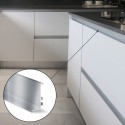 Perfil Gola Superior Horizontal Em Inox, Cozinha